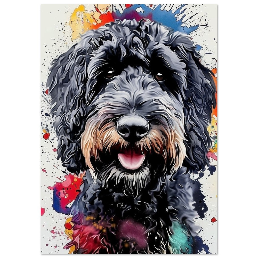 Custom Beautiful and Soulful Doodle Dog For Brenda - CanvasityCrafts - Free Shipping