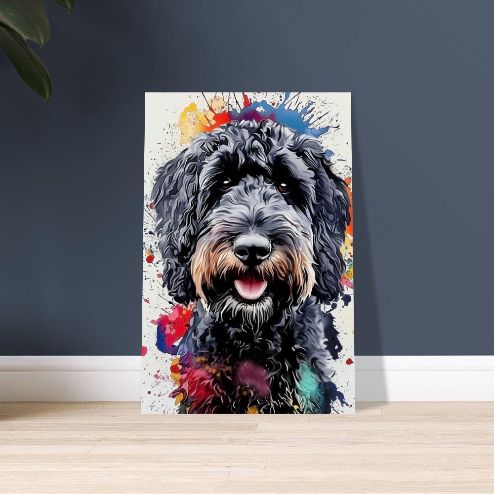 Custom Beautiful and Soulful Doodle Dog For Brenda - CanvasityCrafts - Free Shipping