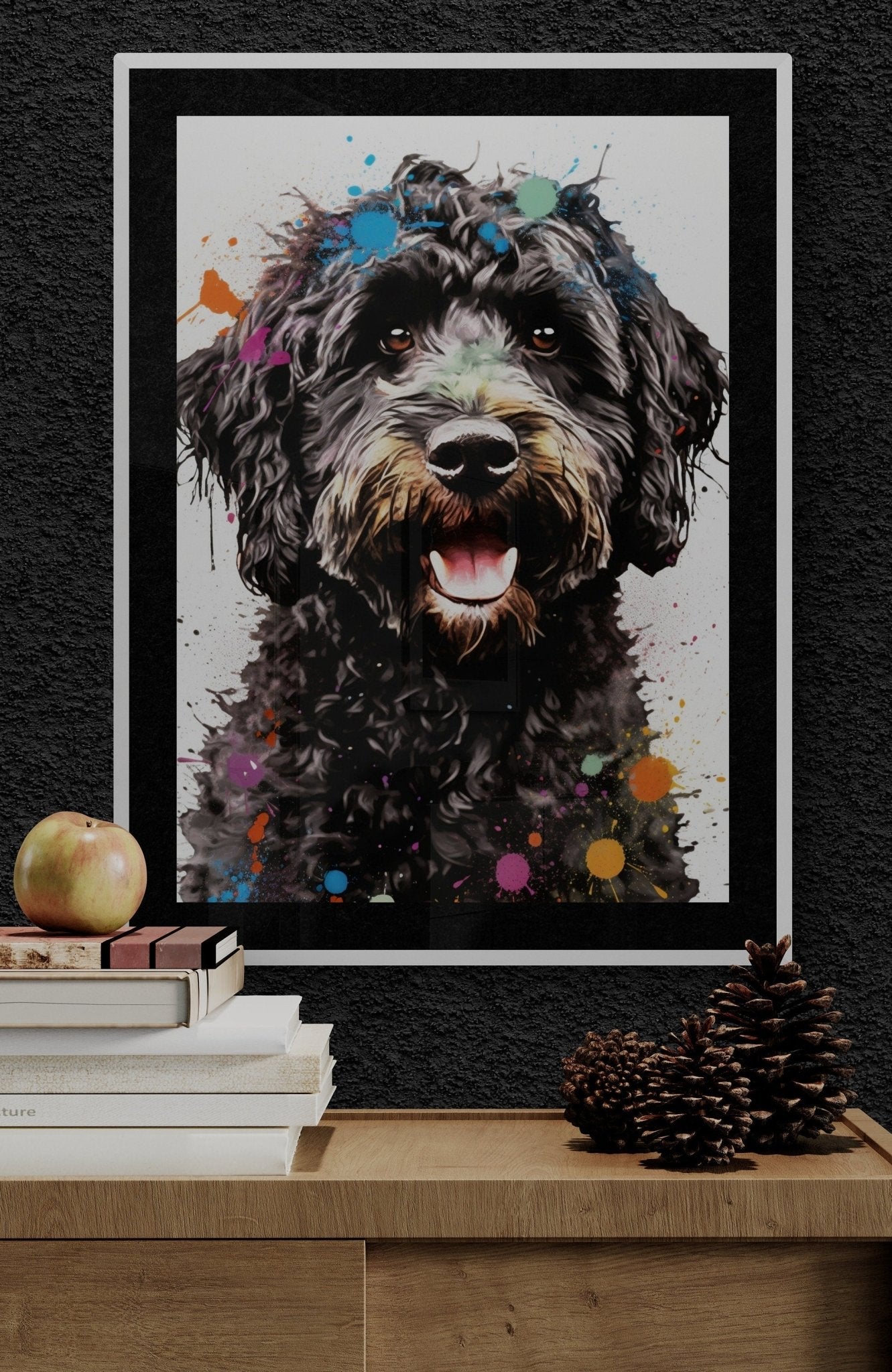 Black Cockapoo Poster, Watercolor Dog Art & Prints. Painting Gift for ...