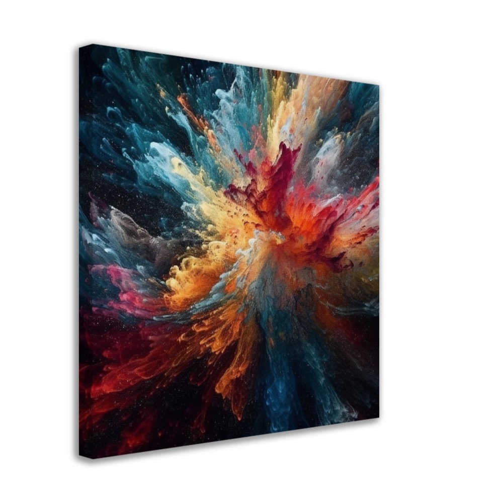 Space Explosion 1 - CanvasityCrafts - Free Shipping