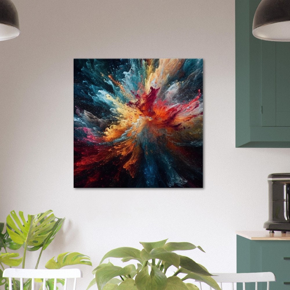 Space Explosion 1 - CanvasityCrafts - Free Shipping