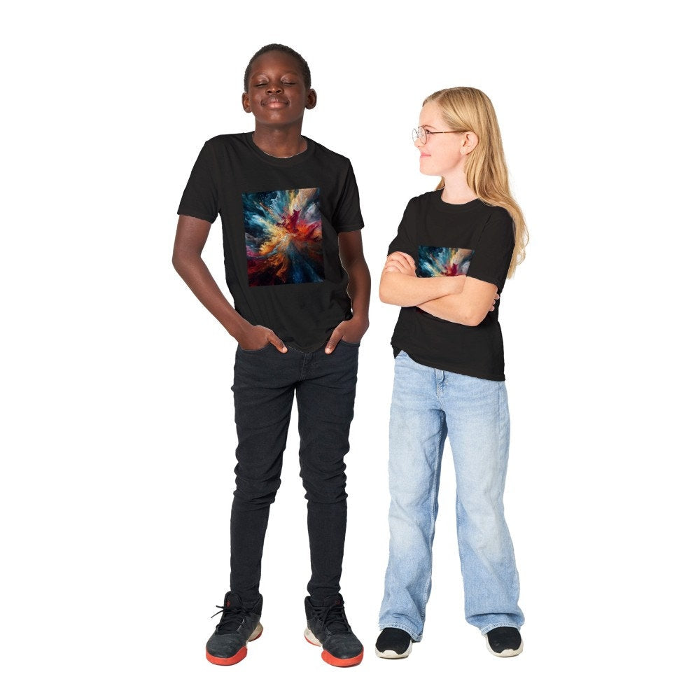 Space Explosion 1 - Boys & Girls T Shirt. Great Tee for kids - CanvasityCrafts - Free Shipping