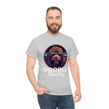 Doodle Daddy TShirt | Funny Labradoodle Dad T-Shirt | Dad Gift | Dog Gift for Father's Day | Goldendoodle Owner short sleeved shirt - CanvasityCrafts - Free Shipping