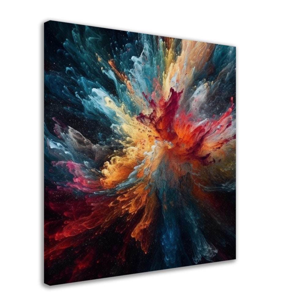 Space Explosion 1 - CanvasityCrafts - Free Shipping