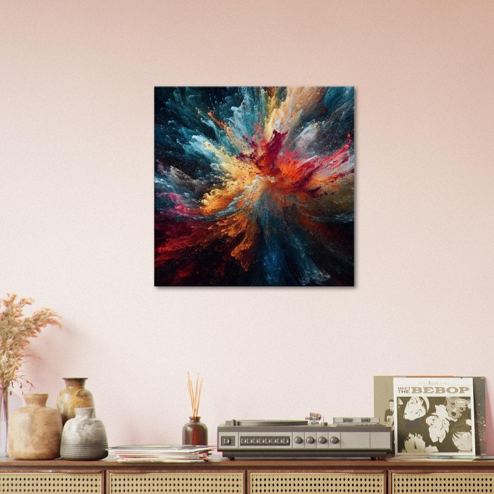 Space Explosion 1 - CanvasityCrafts - Free Shipping