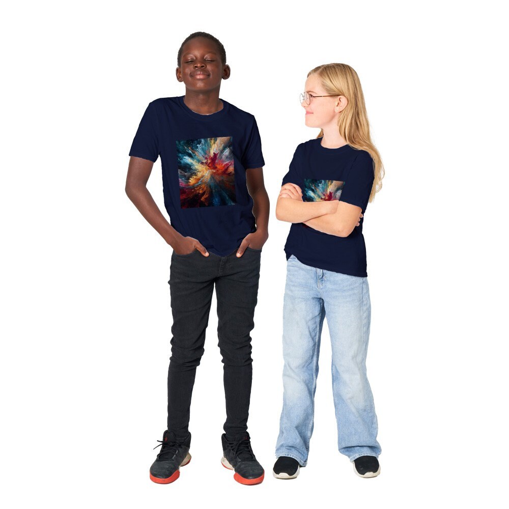 Space Explosion 1 - Boys & Girls T Shirt. Great Tee for kids - CanvasityCrafts - Free Shipping