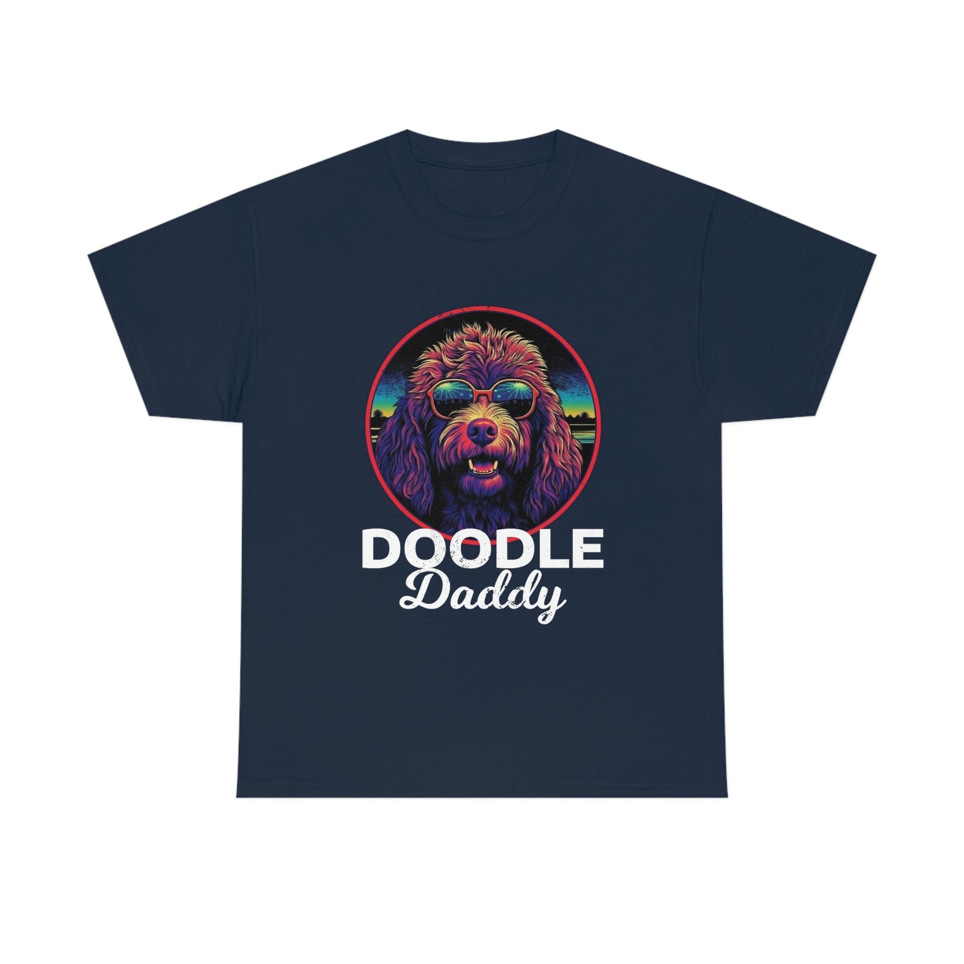 Doodle Daddy TShirt | Funny Labradoodle Dad T-Shirt | Dad Gift | Dog Gift for Father's Day | Goldendoodle Owner short sleeved shirt - CanvasityCrafts - Free Shipping