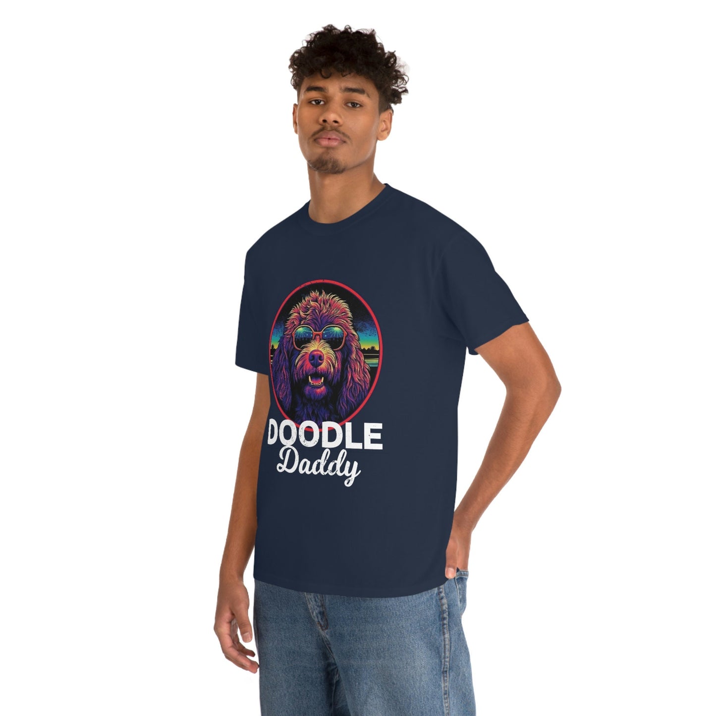 Doodle Daddy TShirt | Funny Labradoodle Dad T-Shirt | Dad Gift | Dog Gift for Father's Day | Goldendoodle Owner short sleeved shirt - CanvasityCrafts - Free Shipping